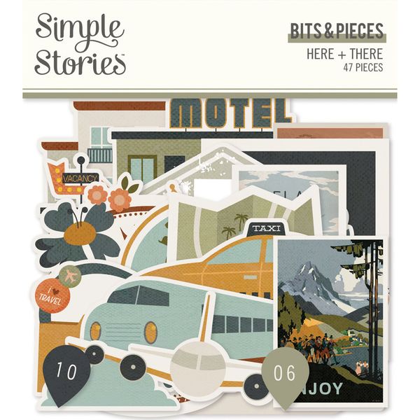Simple Stories - Here + There Bits & Pieces 19817
