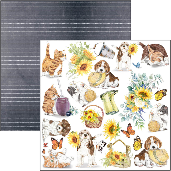 Ciao Bella - Farmhouse Garden - Pattern paper pad 12x12
