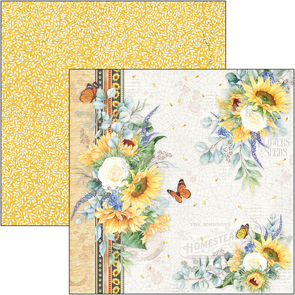 Ciao Bella - Farmhouse Garden - Pattern paper pad 12x12