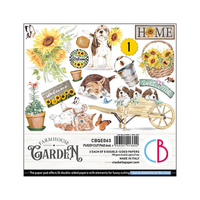 Ciao Bella - Farmhouse Garden - Fussy cut pad 6x6