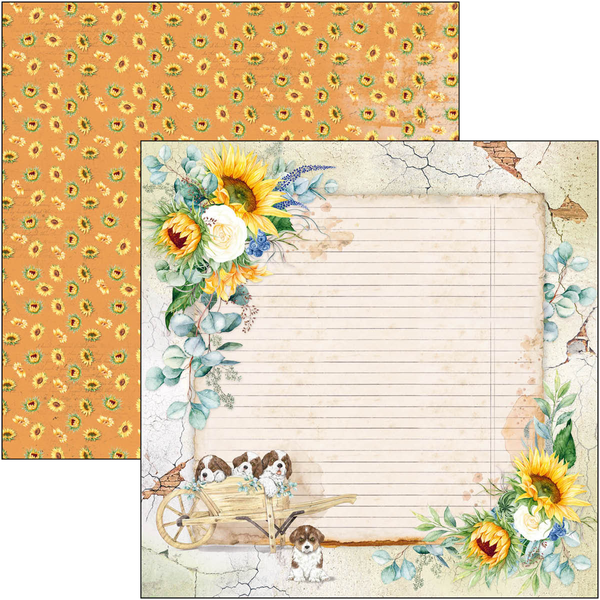 Ciao Bella - Farmhouse Garden - paper pad 8x8