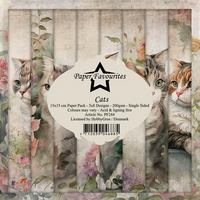 Paper Favourites - 6x6  Paper Pack - Cats  PF244