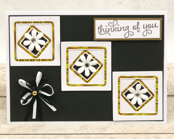 Couture Creations - Cut, Foil and Emboss Nesting Negative - Squares