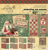 Graphic 45 -12x12 Inch Paper Pad Collection - Letters to Santa