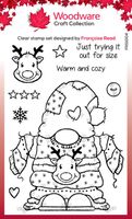 Woodware - Clearstamp - Cozy Gnome Jumper  FRS1004