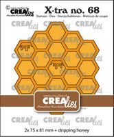 Crealies Dies - Xtra Honeycomb CLXtra68