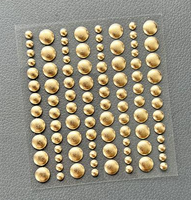 Simple and Basic - Enamel Dots - Metallic Gold - Matte  SBA028