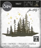 Sizzix Thinlits Die Set - 3PK Forest Shadows 666334 Tim Holtz 