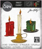 Sizzix Thinlits Die Set - Colorize 23PK Candleshop 666331 Tim Holtz 