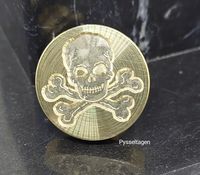Pysseltagen - Wax Seal stämpel  Döskalle 25mm