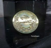 Pysseltagen - Wax Seal stämpel Merry Christmas med krans 30mm