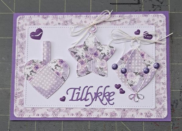 By Lene - Cutting & Emb Die - Patchwork Decoration 2 BLD1590