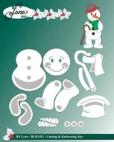 By Lene - Cutting & Embossing Die - Snowman BLD1592