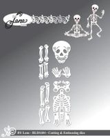 By Lene - Cutting & Embossing Die - Skeleton BLD1604