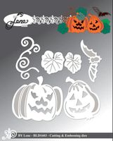 By Lene - Cutting & Embossing Die - Scary pumpkins BLD1603