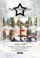 Paper Favourites - A5  Paper Pack - Winter forest PFA107