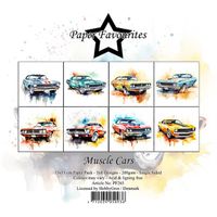 Paper Favourites - 6x6  Paper Pack - Muscle cars PF265