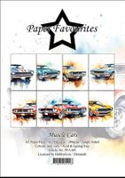 Paper Favourites - A5  Paper Pack - Muscle cars PFA109