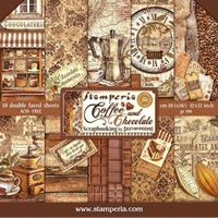 Stamperia - Paper Pad 12x12 - Coffee and Chocolate