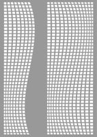 Pronty - Mask stencil - Square waves 470.803.047 A4