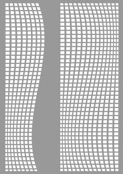 Pronty - Mask stencil - Square waves 470.803.047 A4