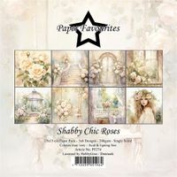 Paper Favourites - 6x6  Paper Pack - Shabby Chic Roses PF274