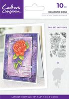 Crafters Companion - Floral Clear Stamp Mask - Romantic Rose