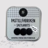 Pastillfabriken - Plåtask - Saltlakrits