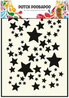 Dutch Doodaboo - Dutch Mask Art stencil A5 - starry sky 014