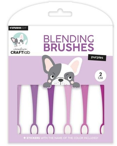 Studio Light -  Ink Blending Brushes 2cm 6pcs nr.09 Purple