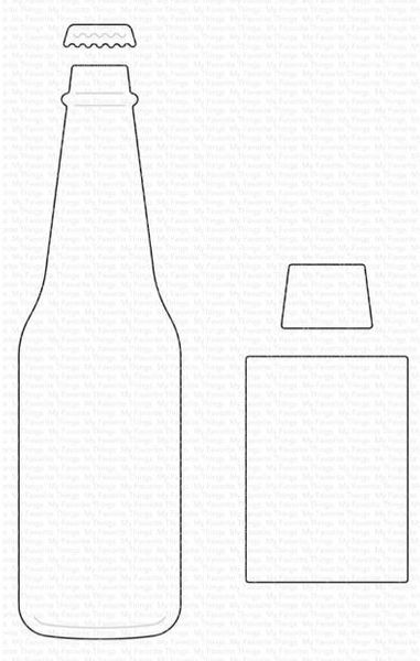 My Favorite Things - Die-namics -  Longneck Bottle  MFT-2686