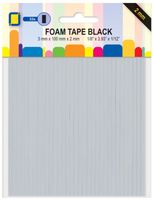 Adhesives 3D Foam Strips 33/Pkg svart