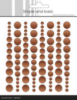 Simple and Basic - Enamel Dots - Metallic Copper - Matte  SBA030