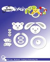 By Lene - Cutting & Embossing Die - Baby Toys BLD1663