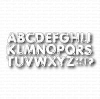 Gummiapan - Dies - Stitched Alphabet  D230893
