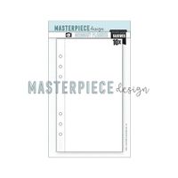 Masterpiece Memory Planner - P-Pocket Page sleeves-4x8 design A