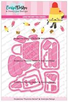 CarlijnDesign - Cutting & Embossing Die - Popsicle Smiles CDJD-0039