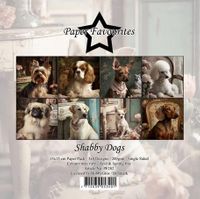 Paper Favourites - 6x6  Paper Pack - Shabby dogs PF282