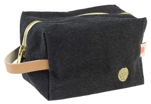 Small Cube Toiletry Bag Caviar