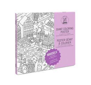 Coloring Poster - Brussel
