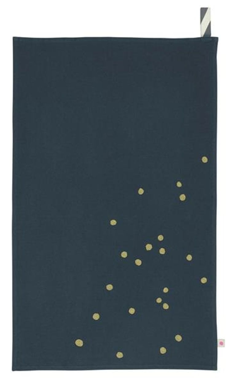 K&ouml;kshandduk Marcel Sardine m&ouml;rkgr&ouml;n prickar