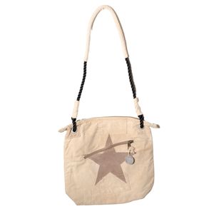 Tygväska Dragkedja Star Beige