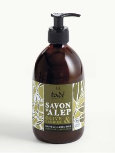 Flytande Aleppotvål 500ml Organic Black | Sufraco House of Fine Brands