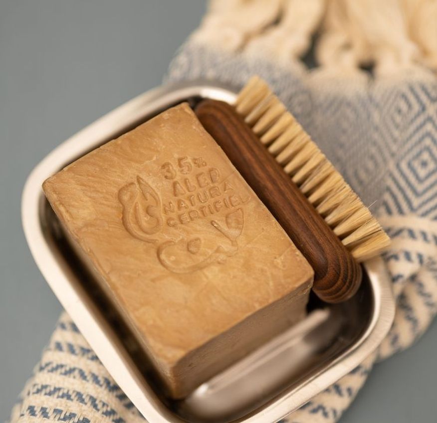 Aleppotvål 12% Lagerbärsolja Cosmos Natural 190g | Sufraco House of Fine Brands