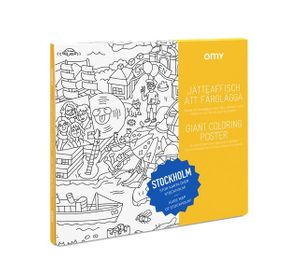 Coloring Poster - Stockholm