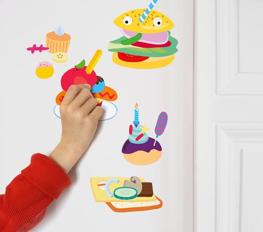Set Of Stickers - Food